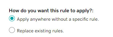 decide how to apply the rule