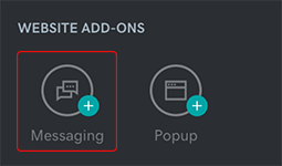 Tap Text button