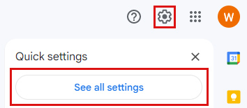 Settings Selection