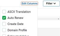 assign domain profile
