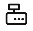 Cash register icon