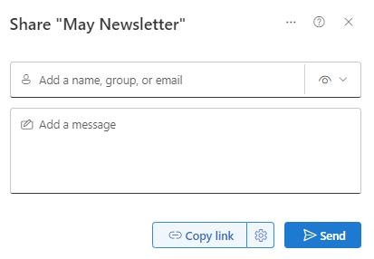 Nhập tên hoặc địa chỉ email email