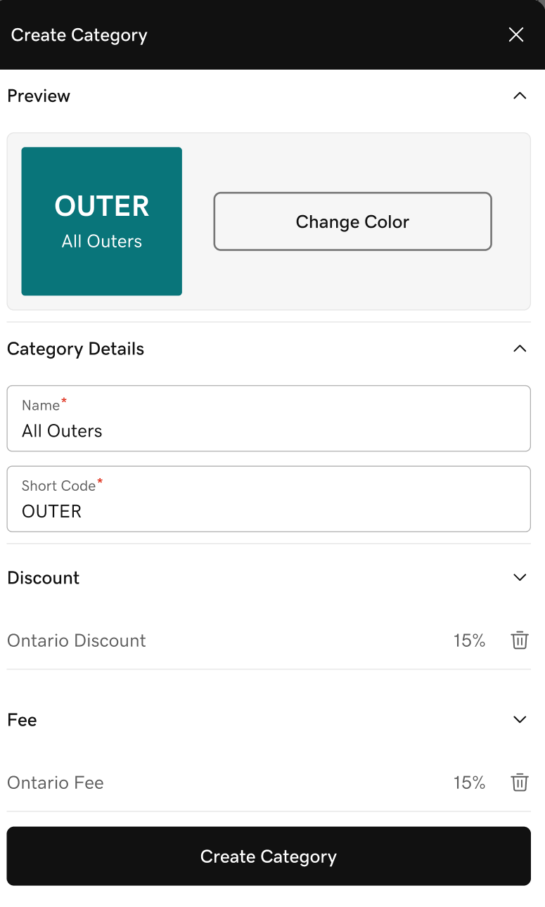 Add category screenshot