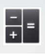 Icon with plus, minus and equal signs