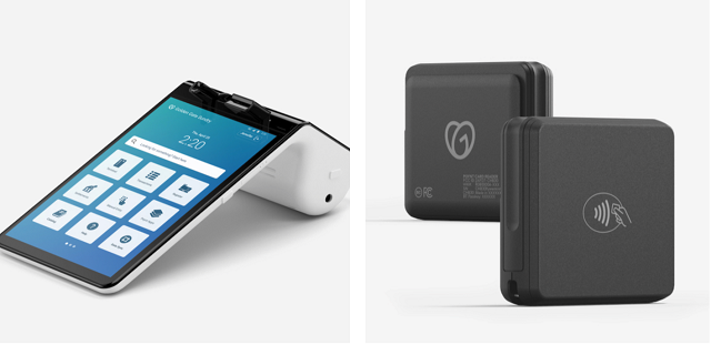 Images of the new Smart Terminal and Virtual Terminal point of sale devices.