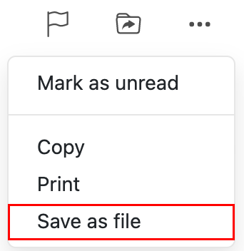 select save as file