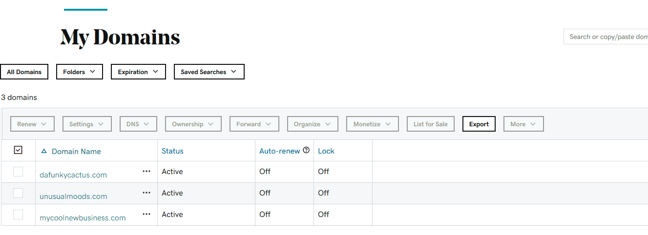 how to delete domain name in godaddy