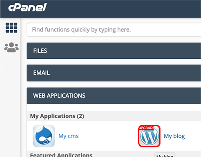 select web application