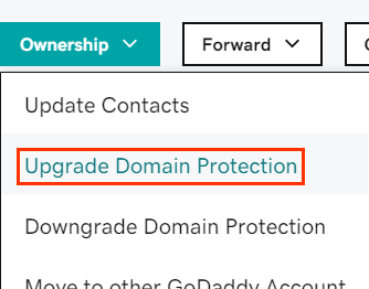 Upgrade für Domain-Schutz