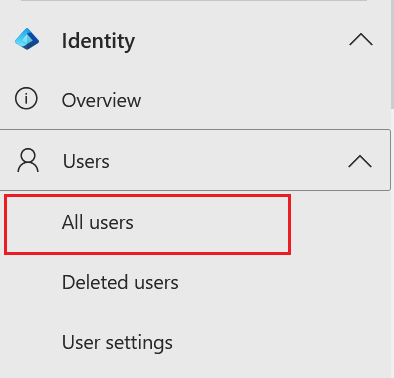 Select All users in Microsoft Entra
