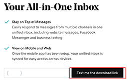Tap Text button