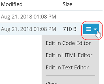 klik untuk mengedit file