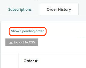 How do I view my order history?