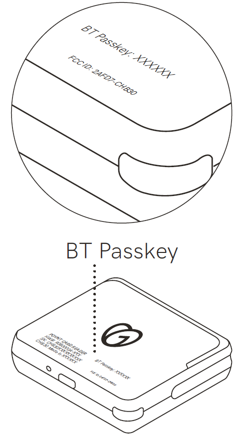 BT Passkey placement on the device