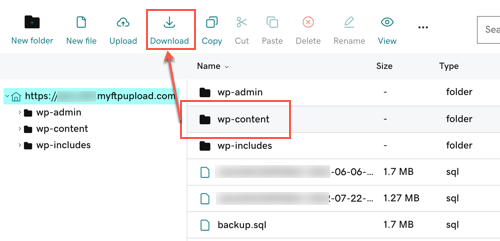 Contentmap downloaden