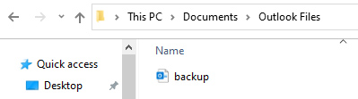 View backup