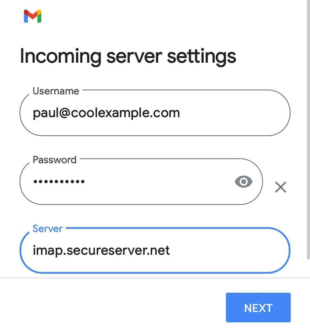Виправте IMAP-сервер вхідної пошти