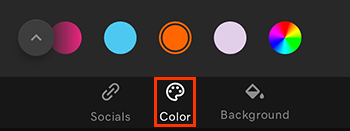 Change social media icon color in Android