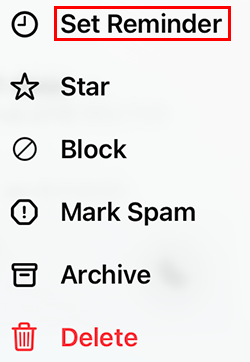 Set reminder in iOS