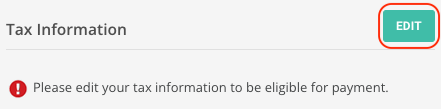 tax information edit