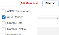 assign domain profile