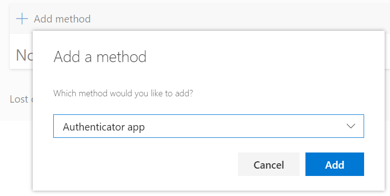 microsoft authenticator app set up