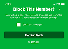 Confirm Block