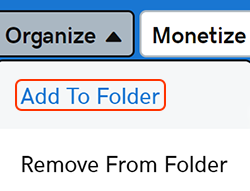 add domain to folder