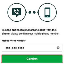 confirm mobile number