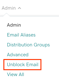 how to block emails in office 365 admin portal