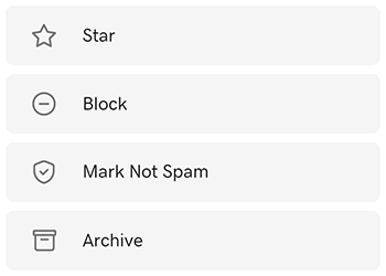 Select Not Spam
