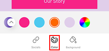 İOS'ta sosyal medya simgesinin rengini değiştirme