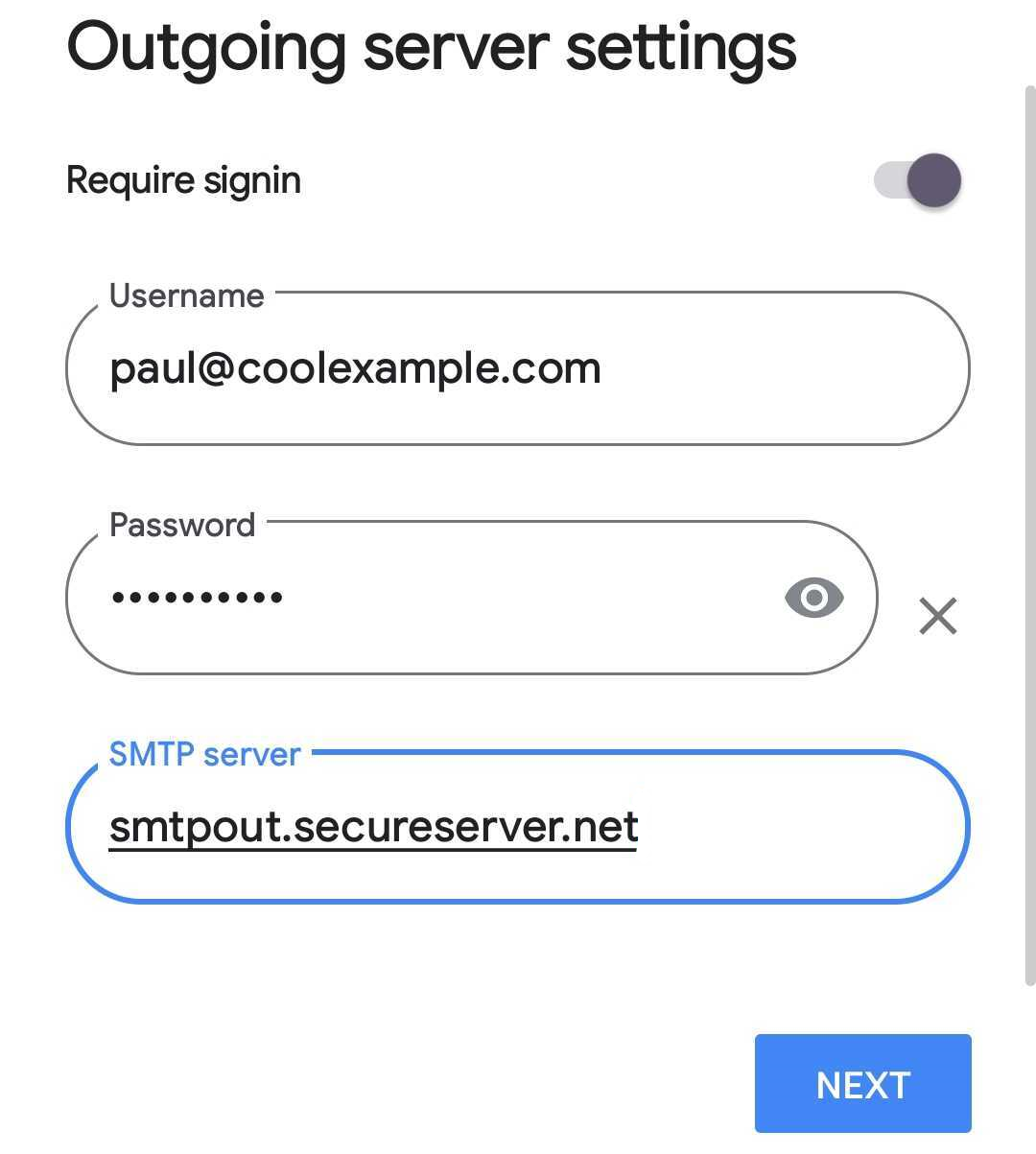 Виправте SMTP-сервер вихідної пошти