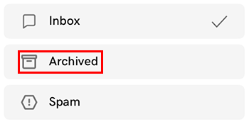 Tap Archived