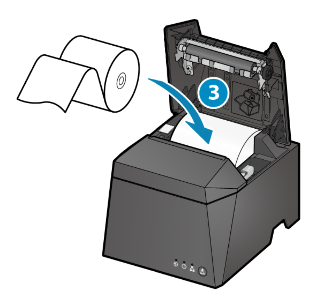 load paper into the paper compartment