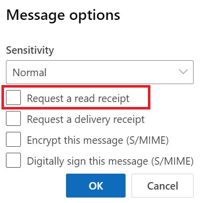 Request a read receipt in Outlook | Microsoft 365 from GoDaddy ...