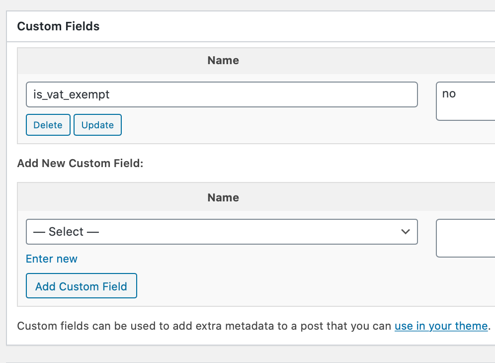 woocommerce-order-custom-kentät-block