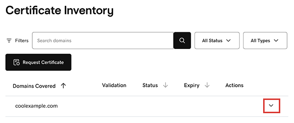 select down arrow