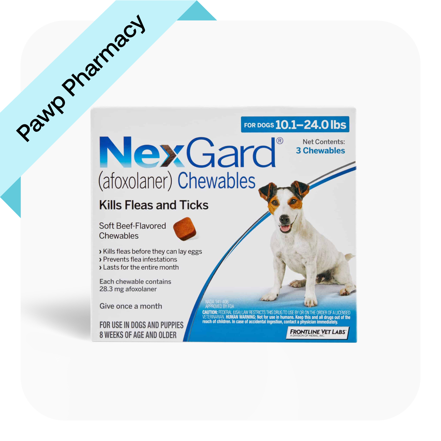 Pawp Pharmacy Product - NexGard (Blue)