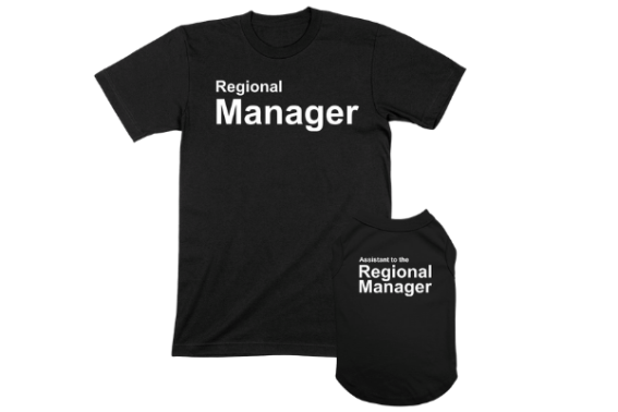 regional manager dog tees