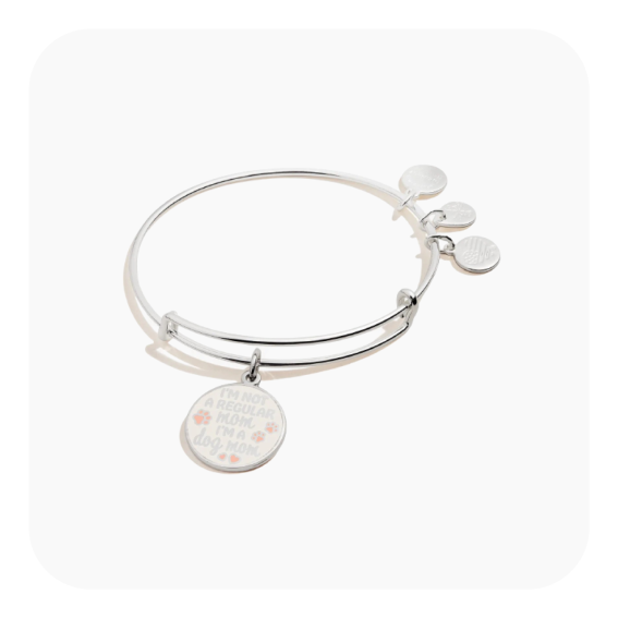 alex and ani dog mom charm bangle - pawp