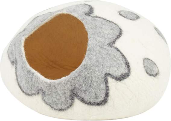 Earthtone Solutions Cozy Pueblo Felted Wool Cat Cave Bed