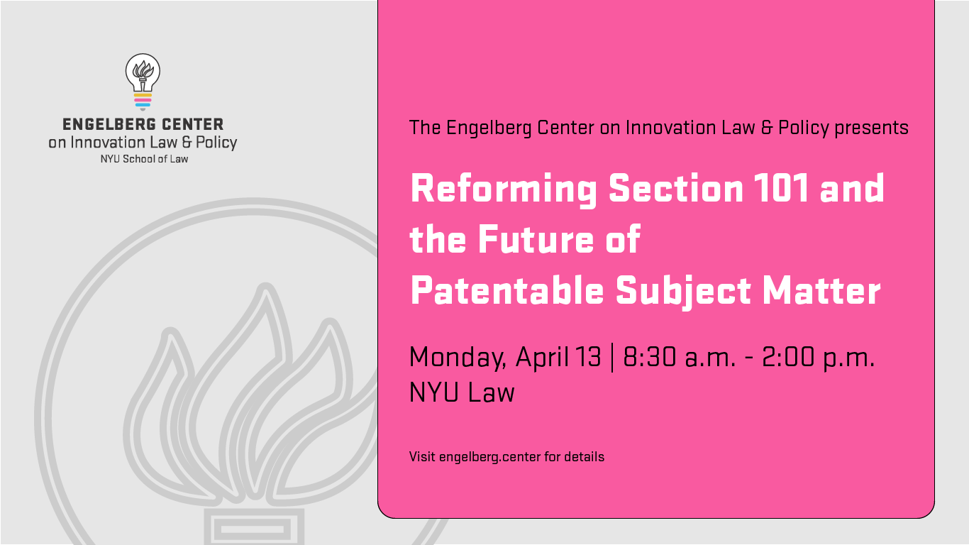 Event image for Reforming Section 101 event