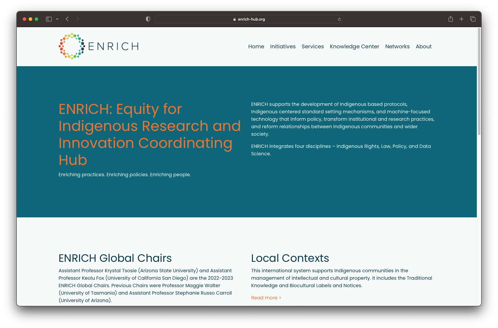 ENRICH website