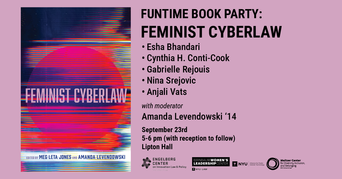 Event image with book cover on the left and a list of panelists on the right