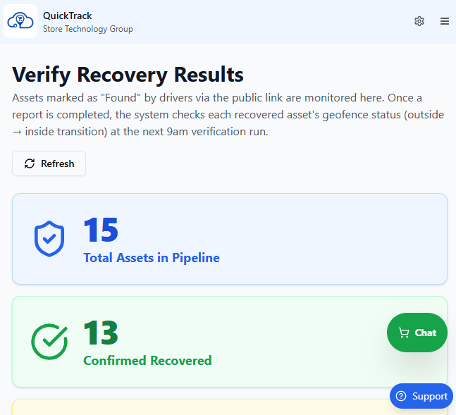 QuickTrack compliance reporting preview