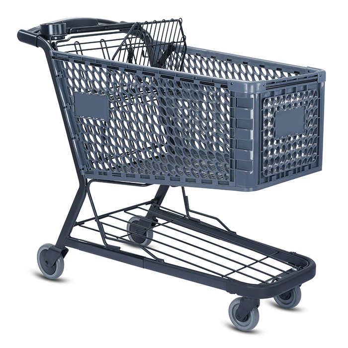 VersaCart Titan cart with integrated STG tracking, side profile