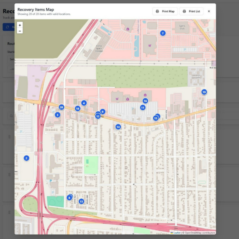 QuickTrack Express Route preview