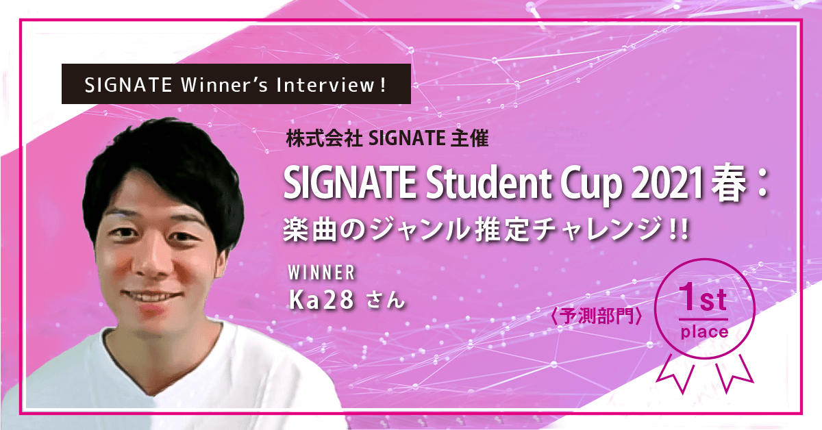 winner's_interview_StudentCup2021春：楽曲のジャンル推定チャレンジ_1st_Ka28