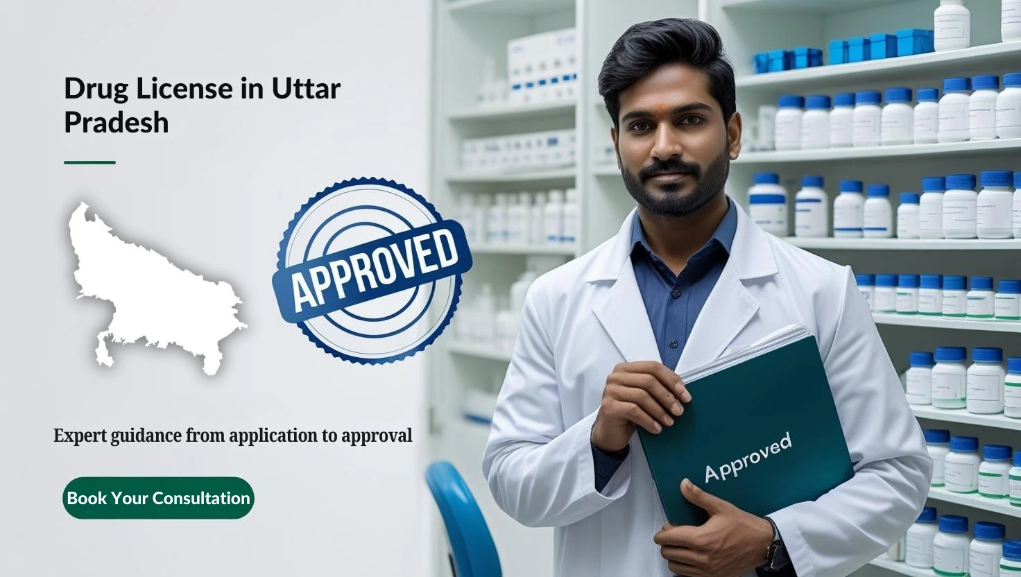 apply for Drug License in Uttar Pradesh (UP)